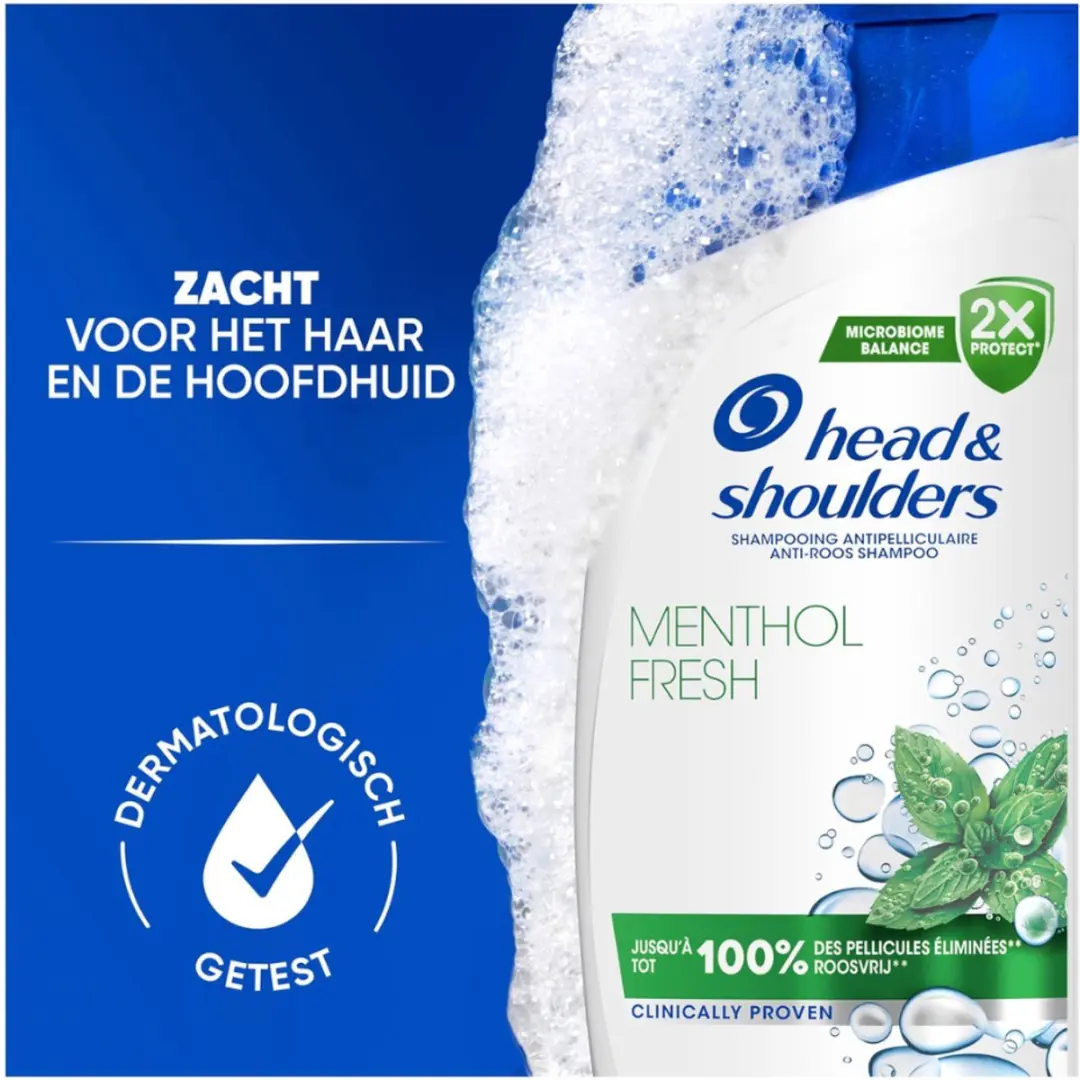 Head & Shoulders Anti-Roos Shampoo Menthol Fresh - 6x250ml