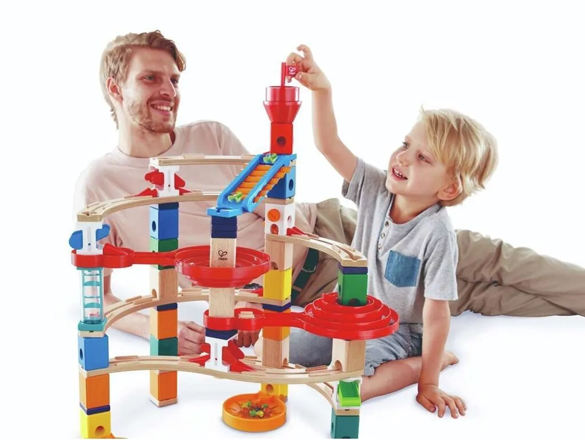 Hape Super Spiralburg E6024 - Speelgoed - Veelkleurig