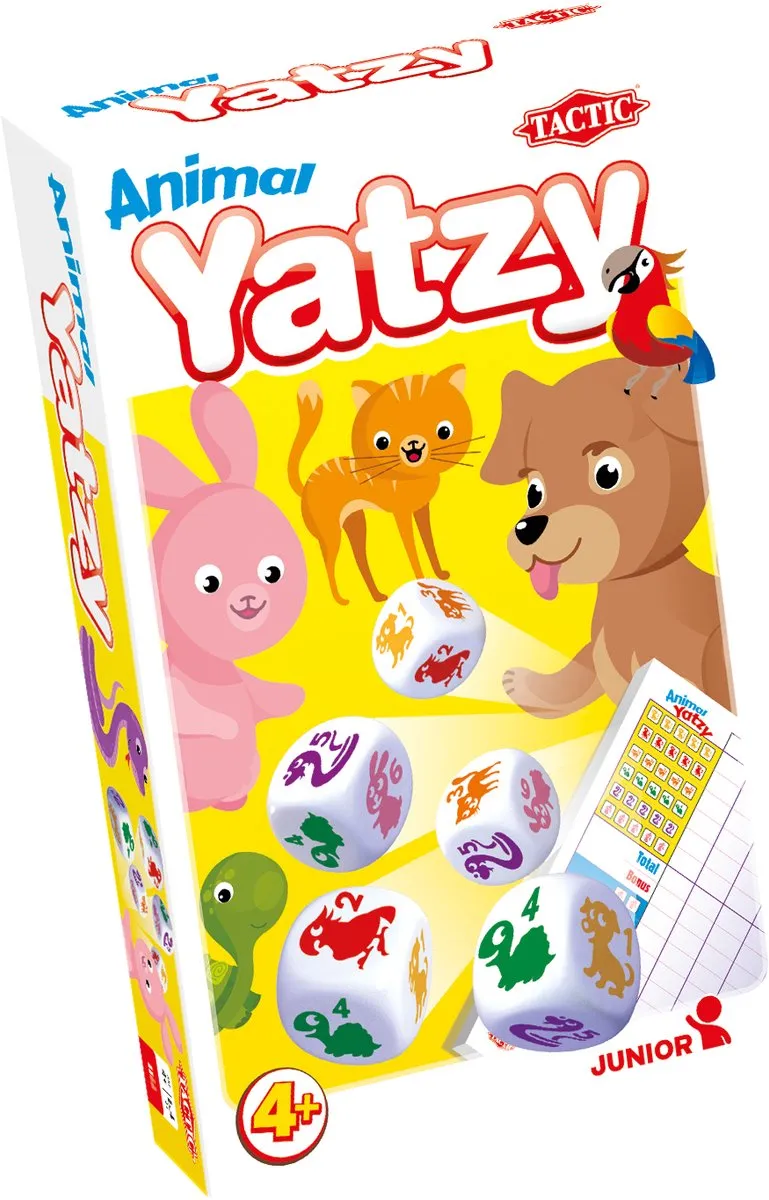Tactic Dieren Yatzy Compacte Editie 60541 - Bordspel