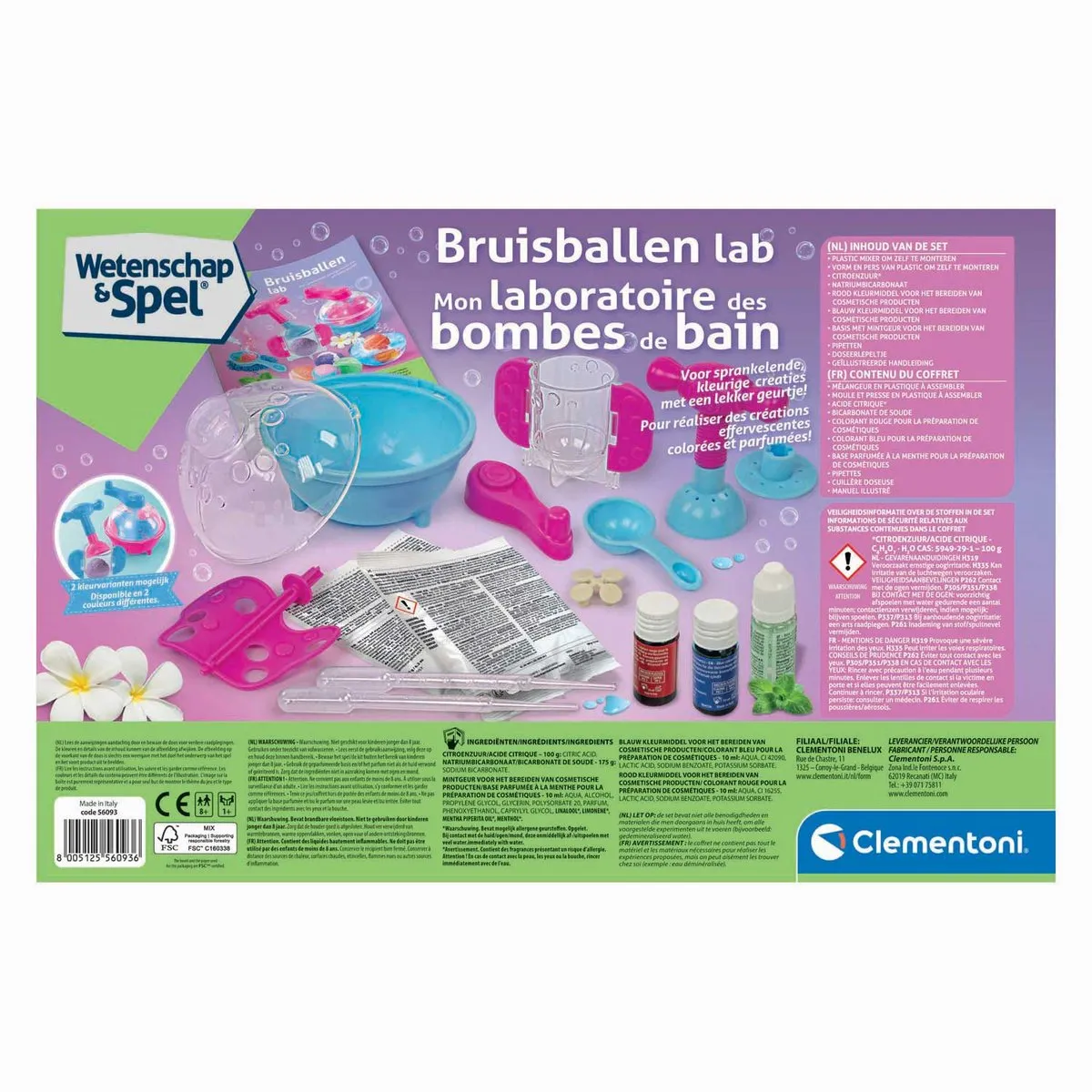 Clementoni Bruisballen Lab 56093 - Wetenschapsspel