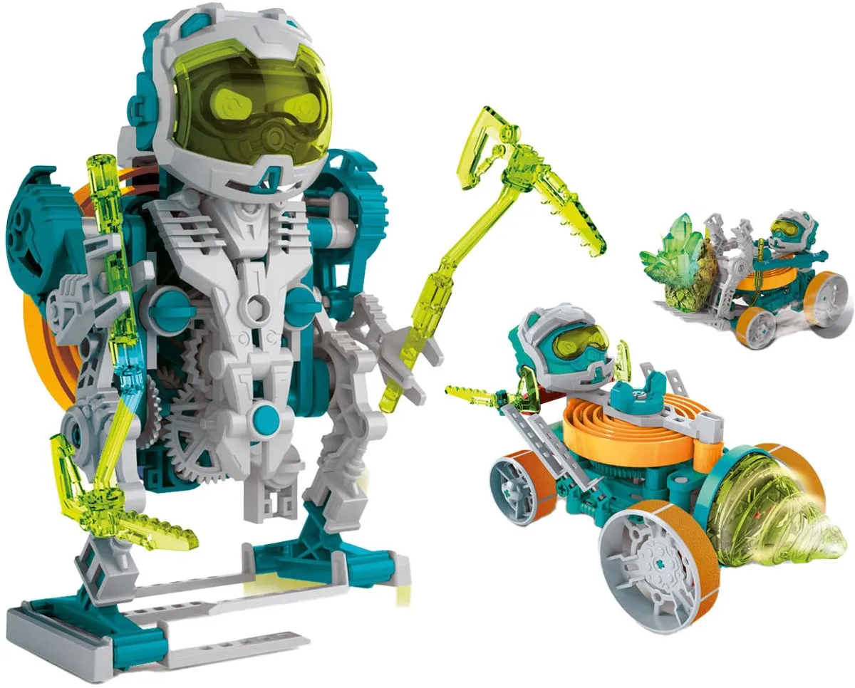 Clementoni Space Miner 3-in-1 Robot Bouwset - Multicolor