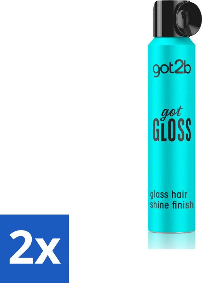 Got2B Got Gloss Haarspray 400ml - 2 Stuks
