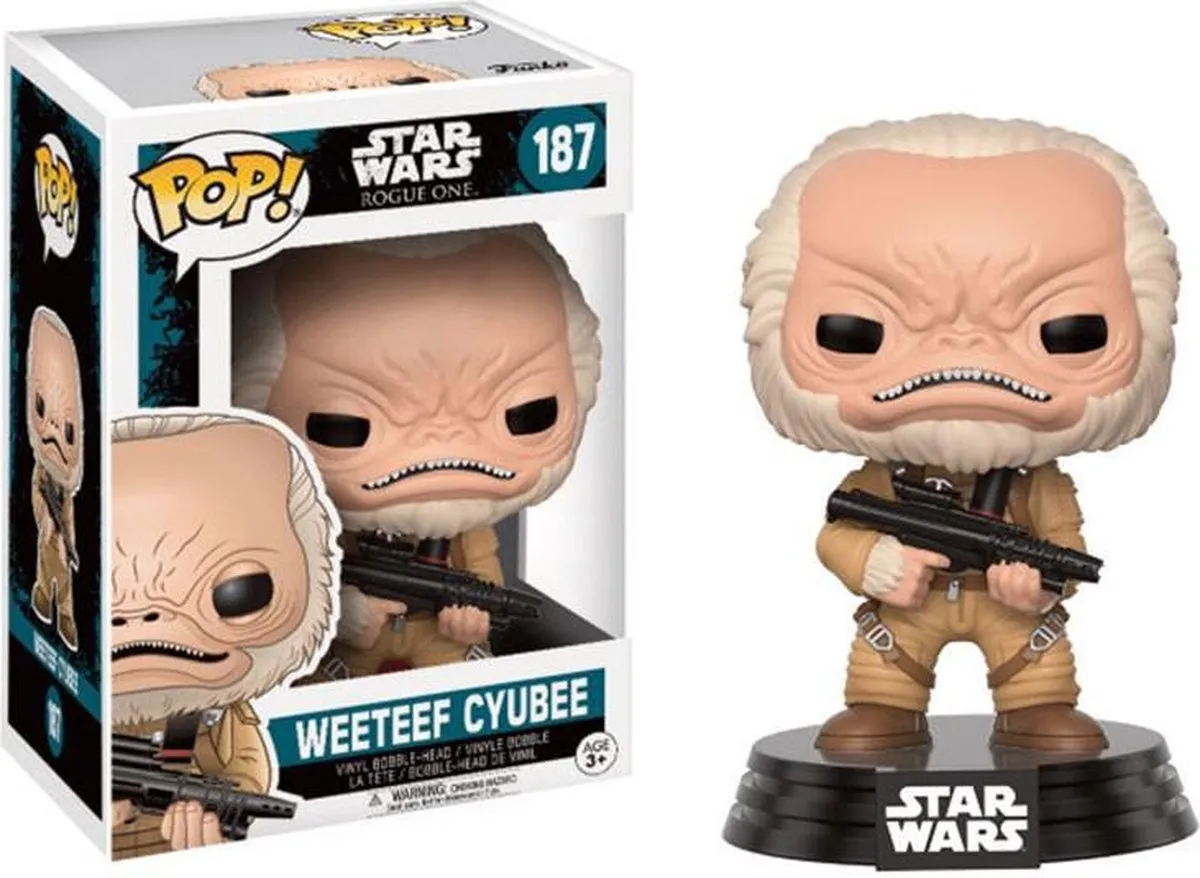 Funko POP! Star Wars Weeteef Cyubee Verzamelfiguur