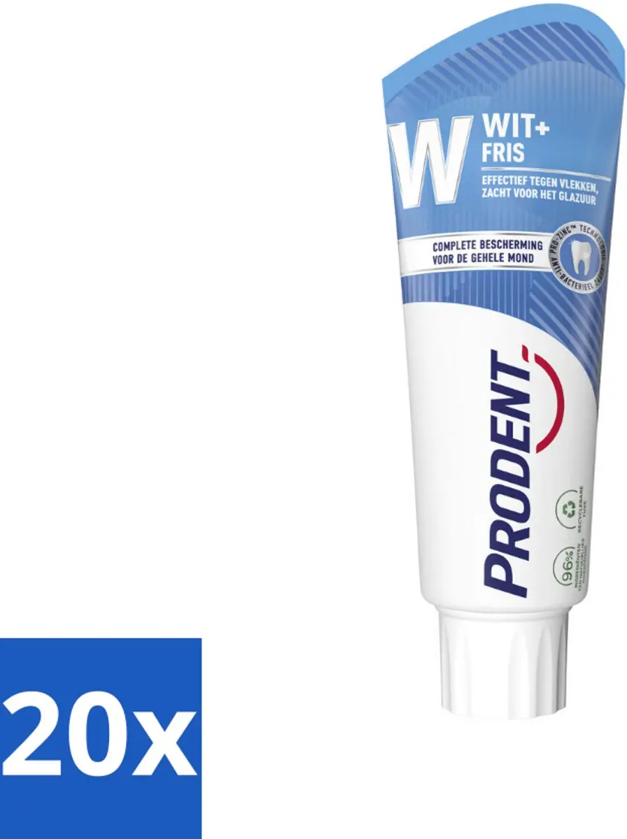 Prodent Tandpasta Wit + Fris 75ml