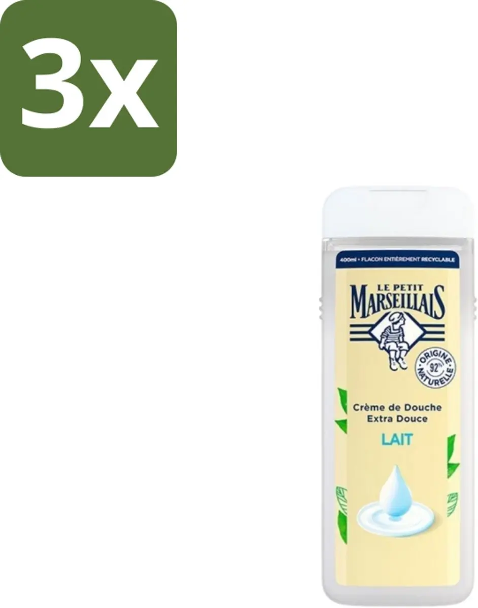 Le Petit Marseillais Douchecrème Lait 400ml