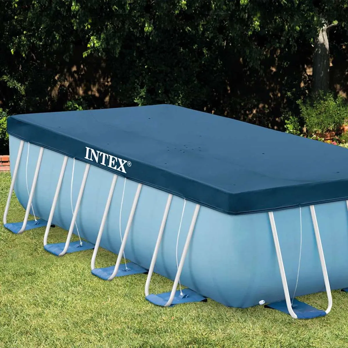 Intex Zwembad Afdekzeil 400x200cm - Donkerblauw