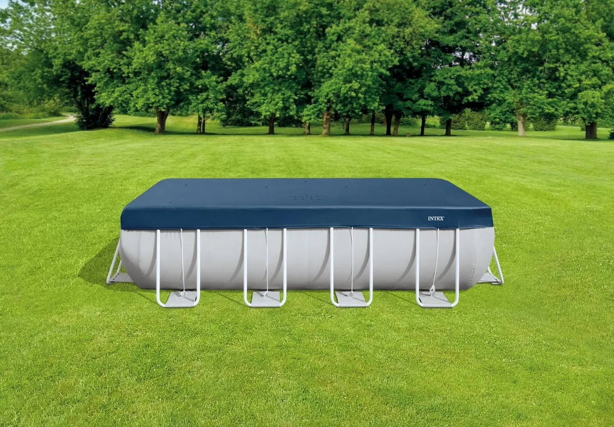 Intex Zwembad Afdekzeil 400x200cm - Donkerblauw