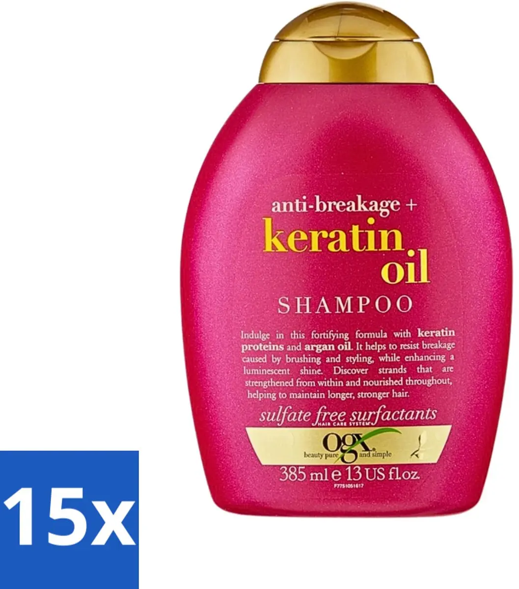 OGX Anti-Breakage Keratine Olie Shampoo 385ml