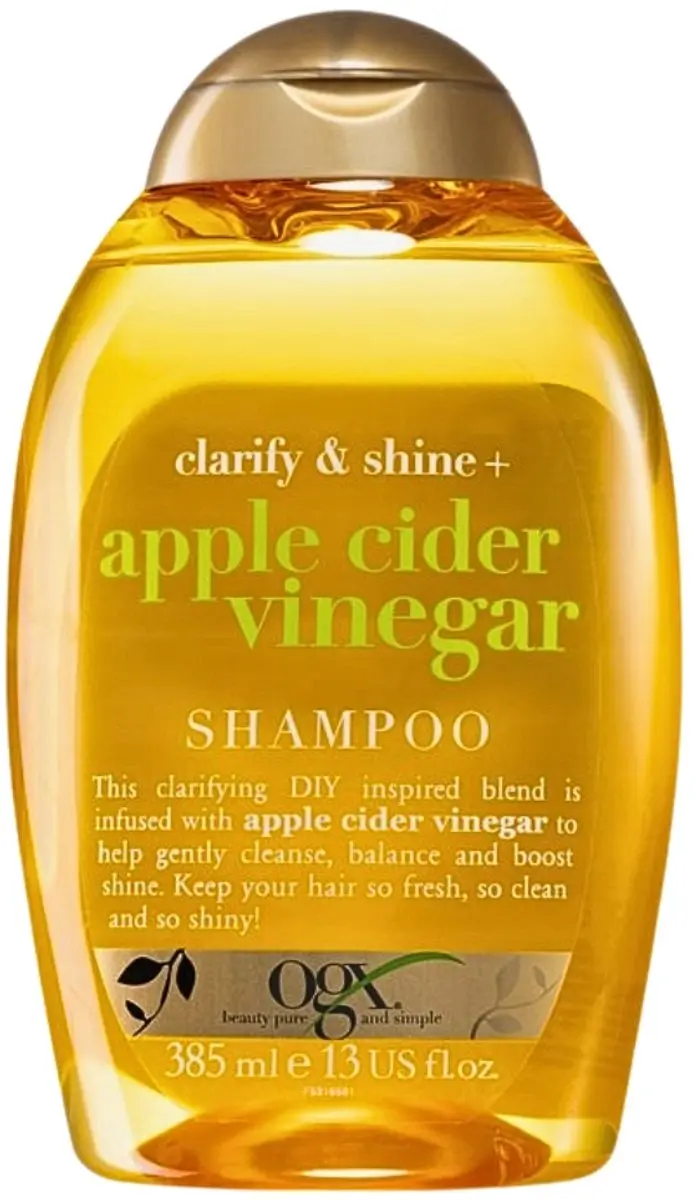 OGX Apple Cider Vinegar Clarify + Shine Shampoo 385ml - 3 Stuks