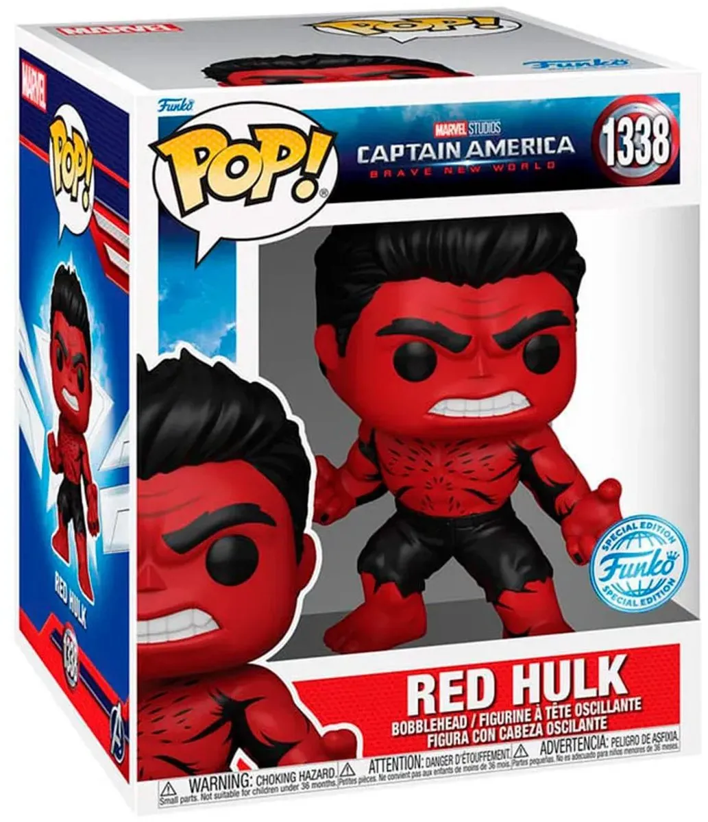 Funko Pop Marvel Red Hulk Captain America Brave New World #1338