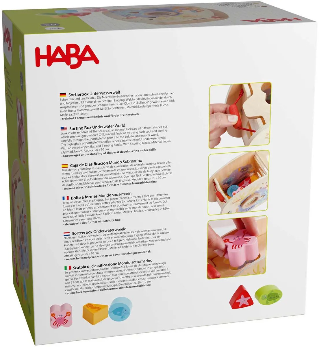 Haba Onderwaterwereld Vormenpuzzel 1000 Stuks - Multicolor