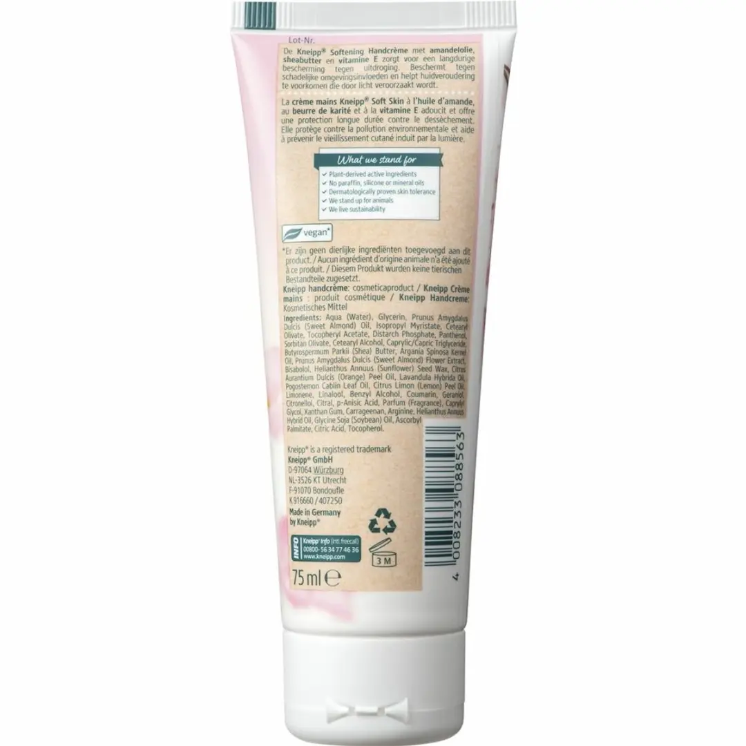 Kneipp Handcrème Soft Skin Amandelbloesem 75ml - 15 Stuks
