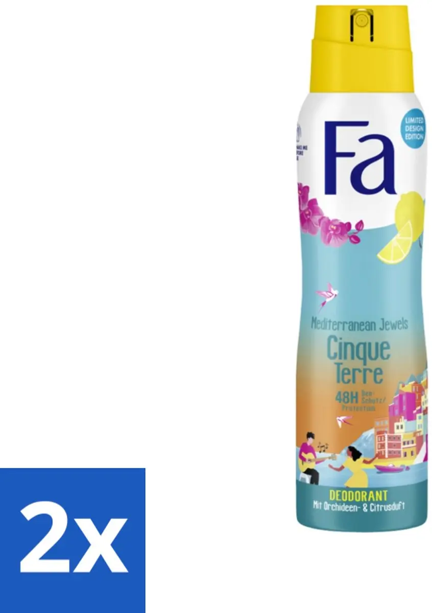 Fa Deodorant Spray Mediterranean Jewels Orchidee & Citrus 300ml