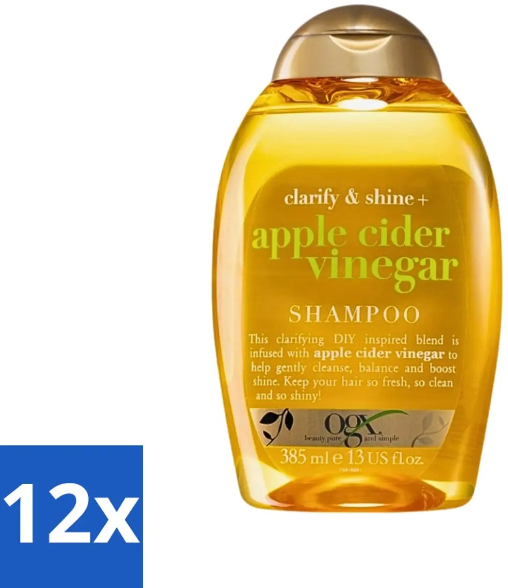OGX Apple Cider Vinegar Shampoo Clarify + Shine 385ml