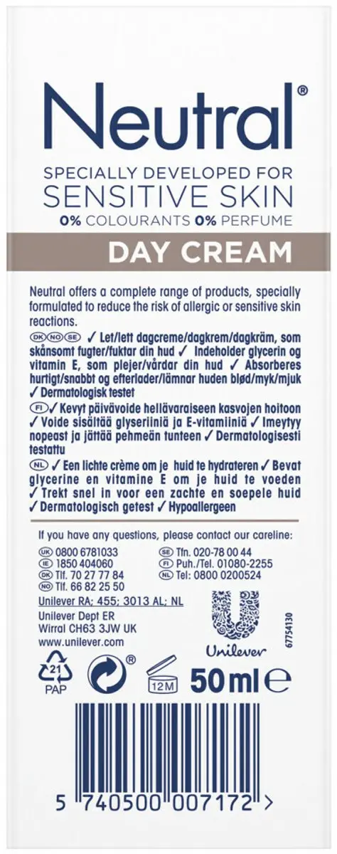 Neutral Face Cream 50ml