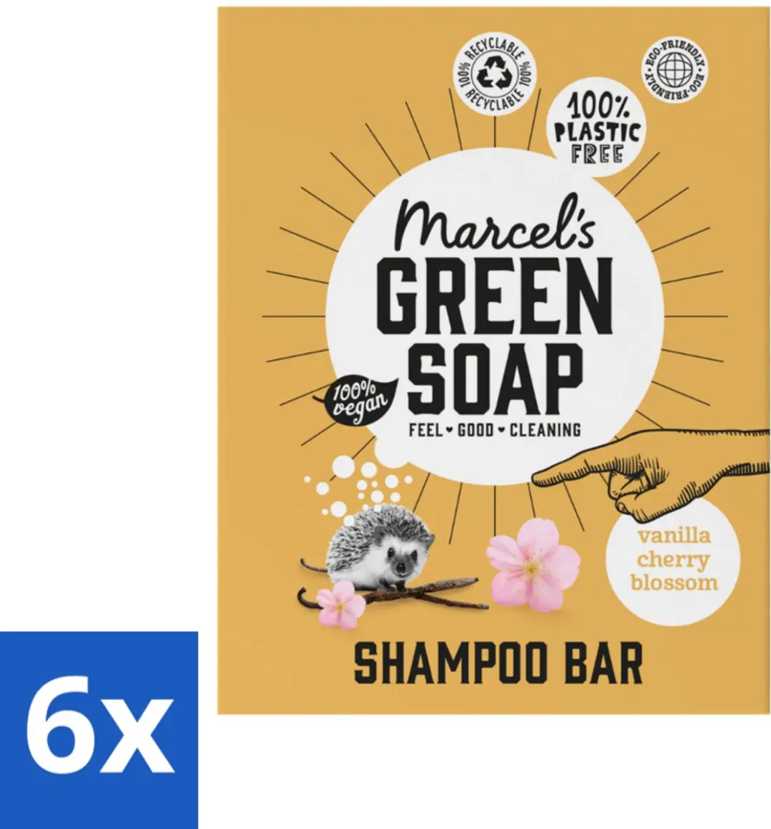 Marcel's Green Soap Shampoobar Vanilla & Cherry Blossom