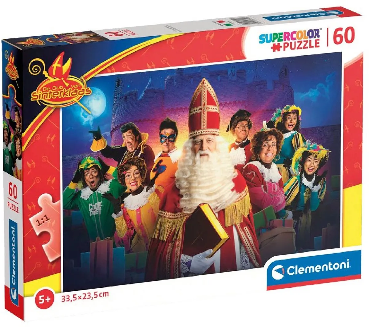 Clementoni Club van Sinterklaas Puzzel 60 Stukjes - Multicolor