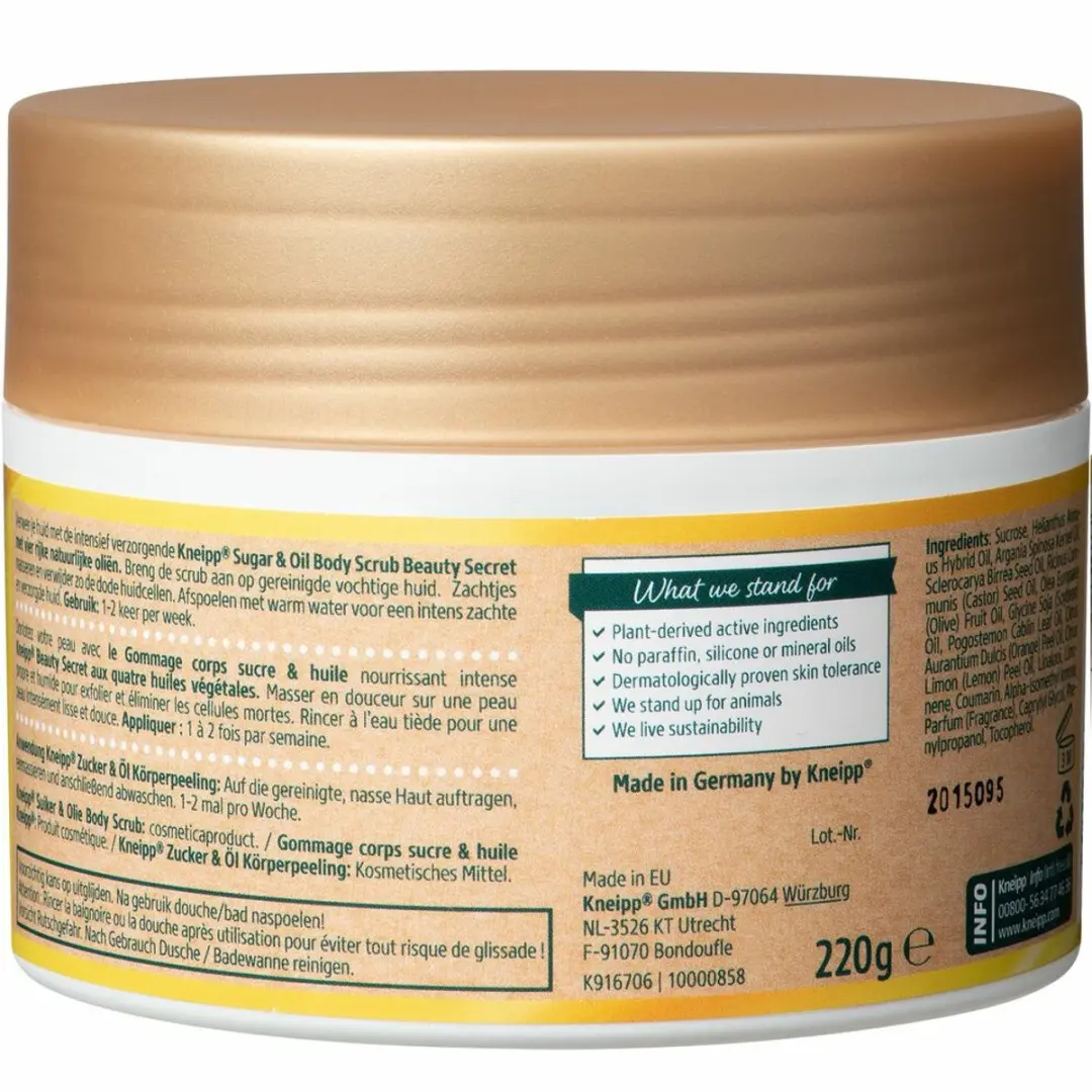 Kneipp Body Scrub Sugar & Oil 220ml