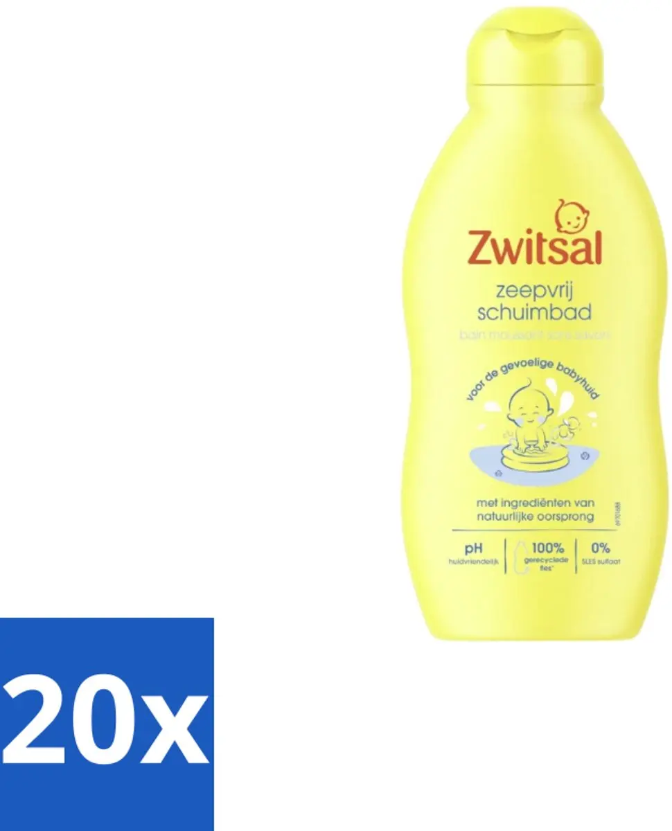 Zwitsal Schuimbad Zeepvrij 200ml