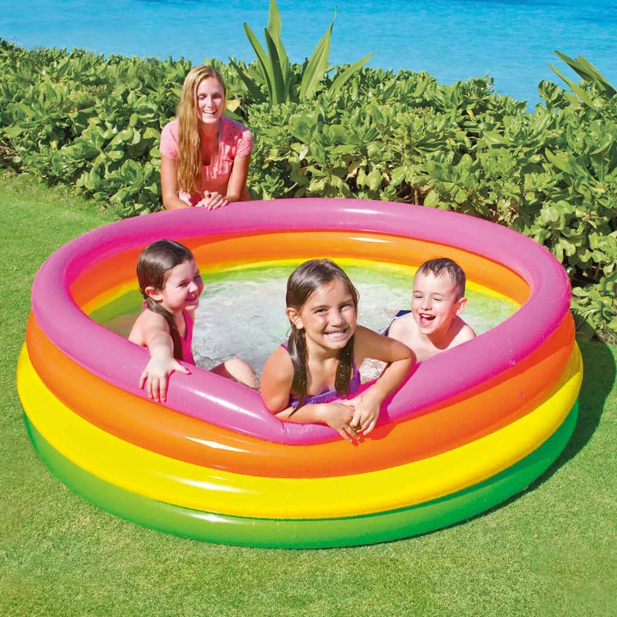 Intex Sunset Glow Opblaaszwembad Ø168x46cm - 780L