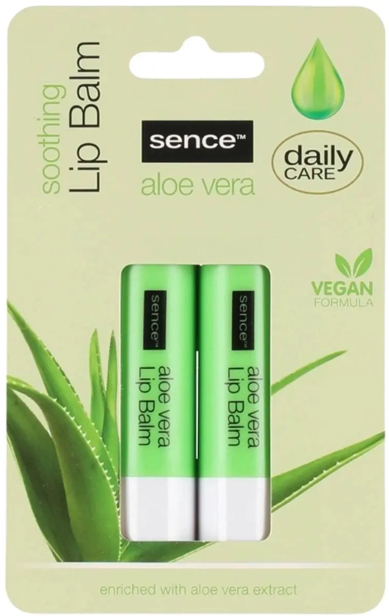 Sence Lippenbalsem Aloë Vera 9g - Groen