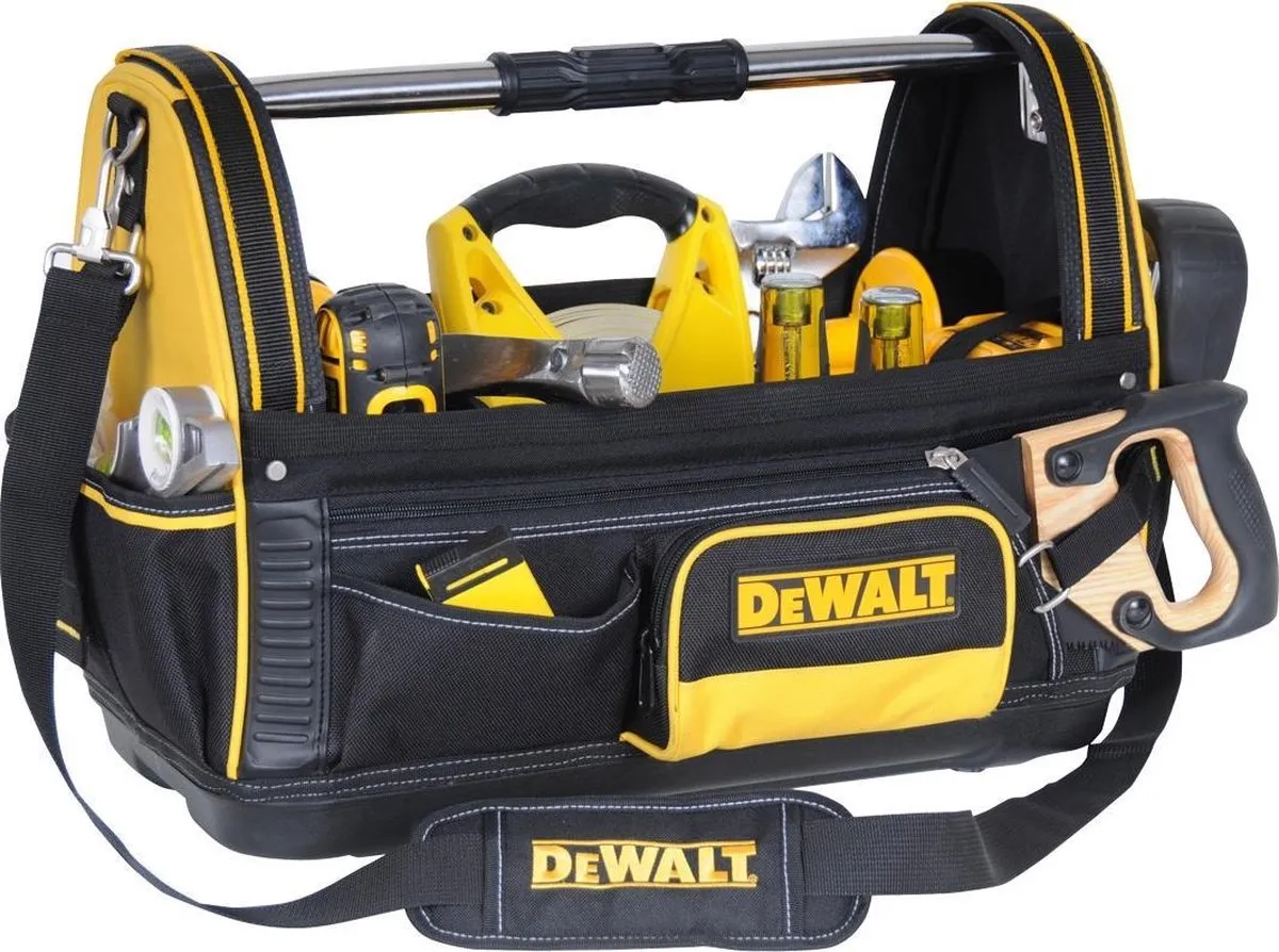DeWalt Open Tool Bag 1-79-208 - Zwart/Geel