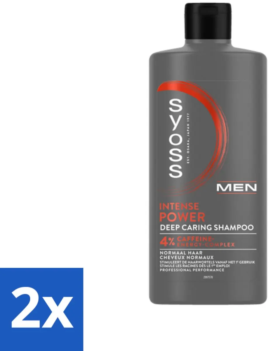 SYOSS Men Power Shampoo Langdurige Styling 440ml