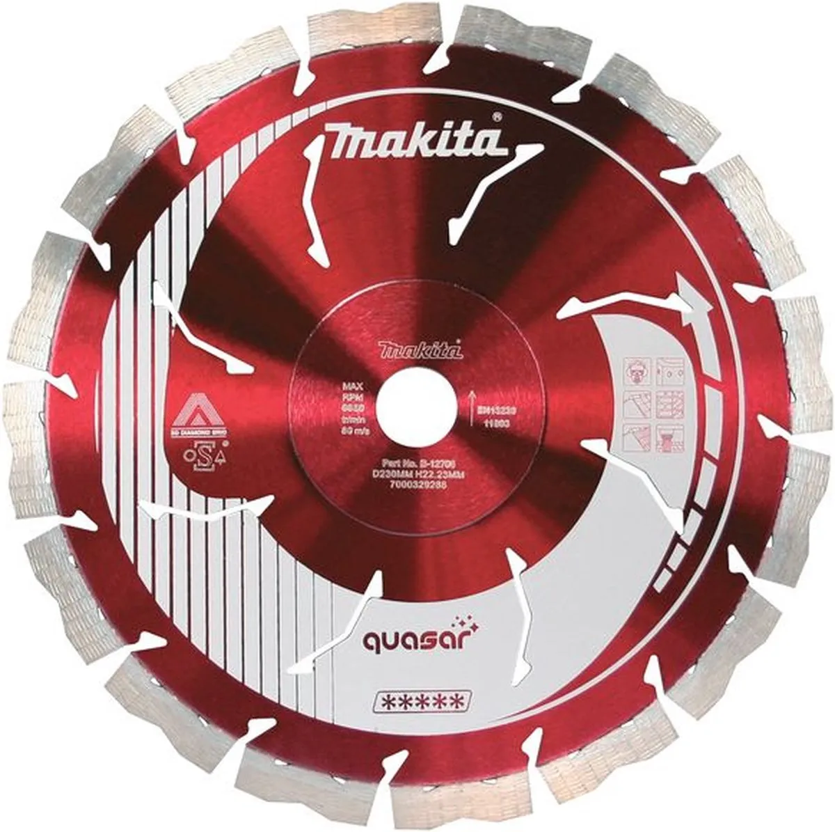 Makita Quasar B-13465 Diamantschijf 350x25,4mm