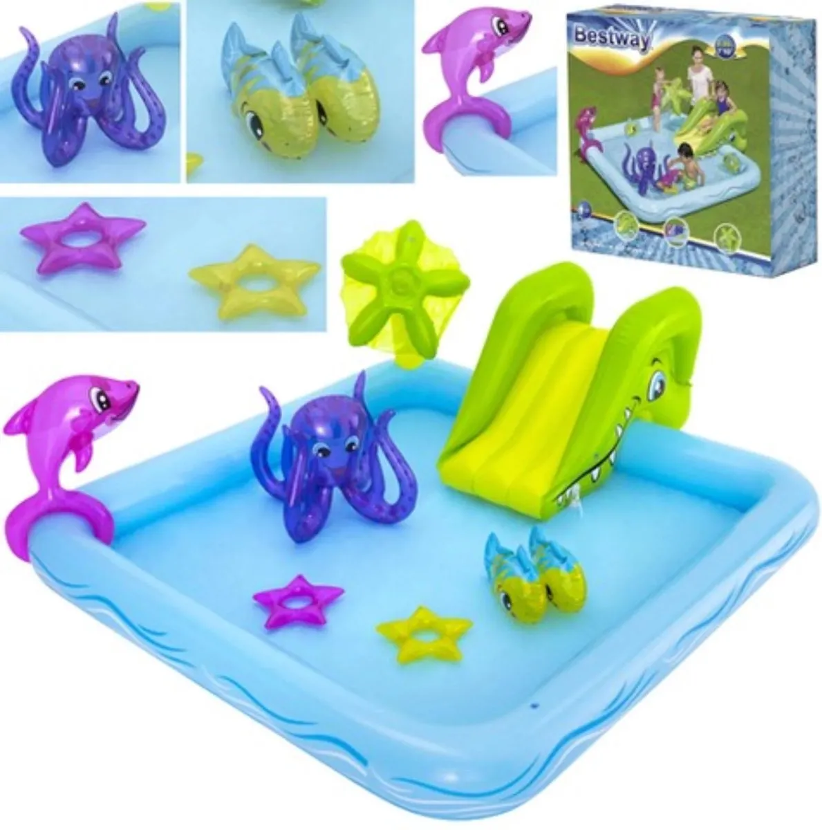 Bestway Speelzwembad Aquarium 239x206x86cm