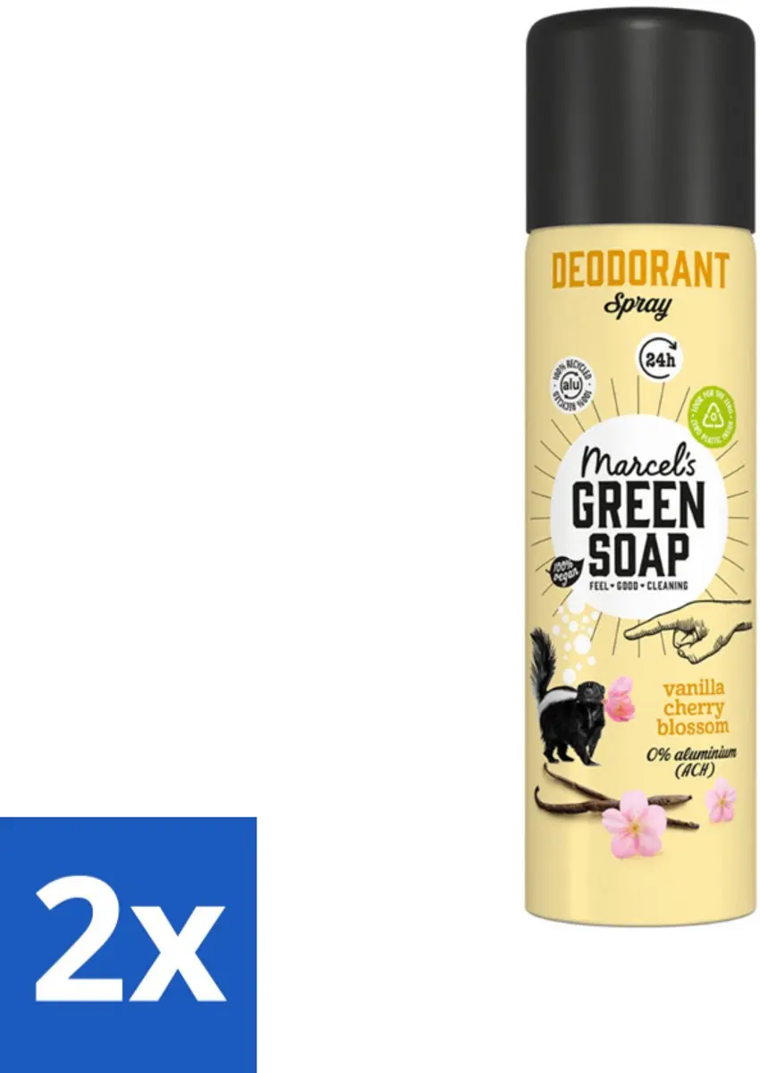 Marcel's Green Soap Deodorant Spray Vanilla & Cherryblossom 300ml