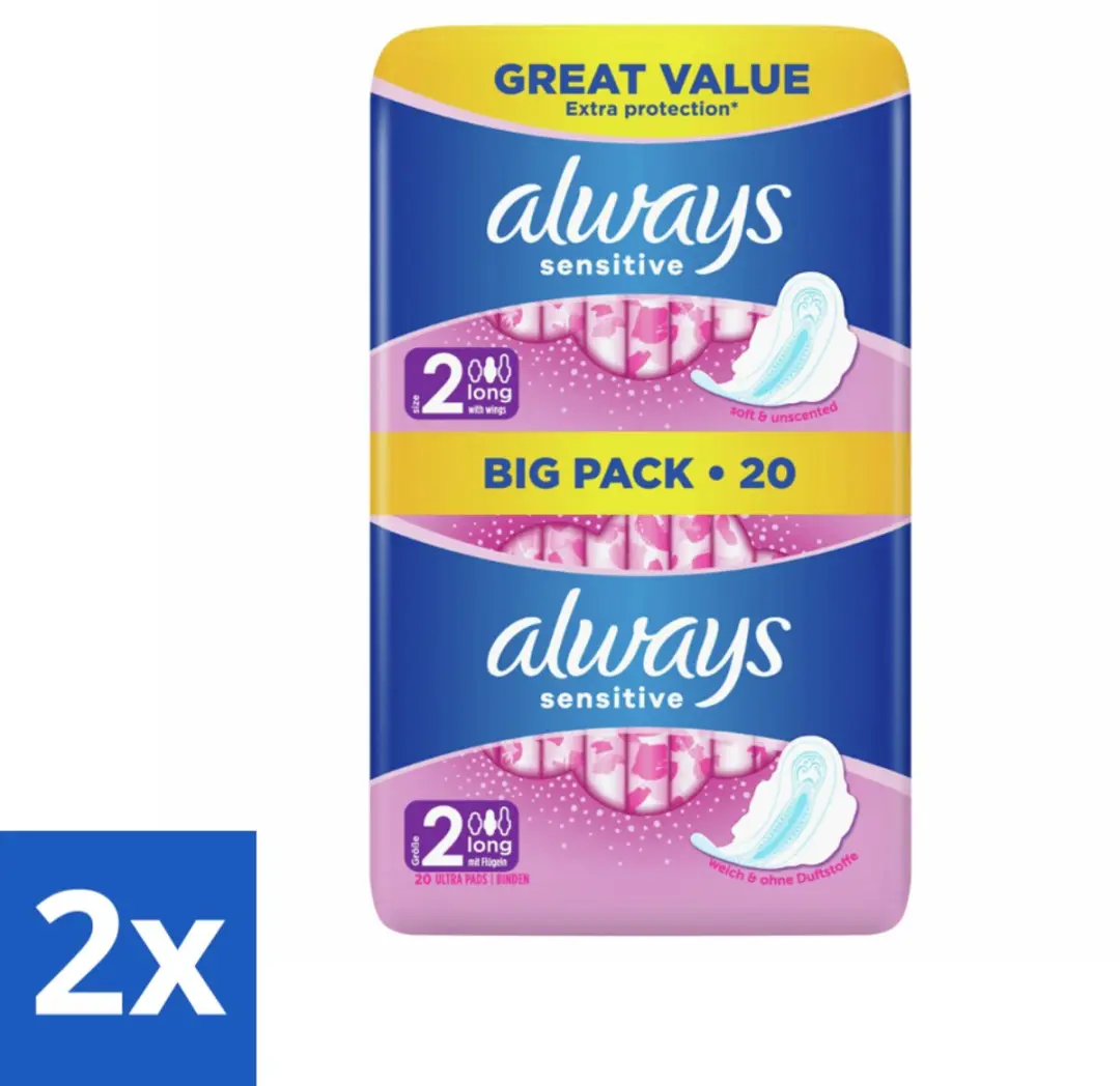 Always Long Sensitive Maandverband
