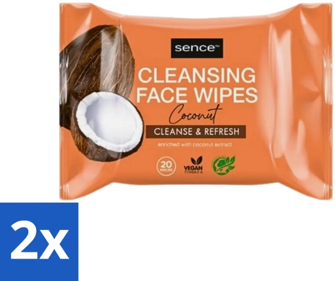 Sence Coconut Gezichtsreinigingsdoekjes 40ml