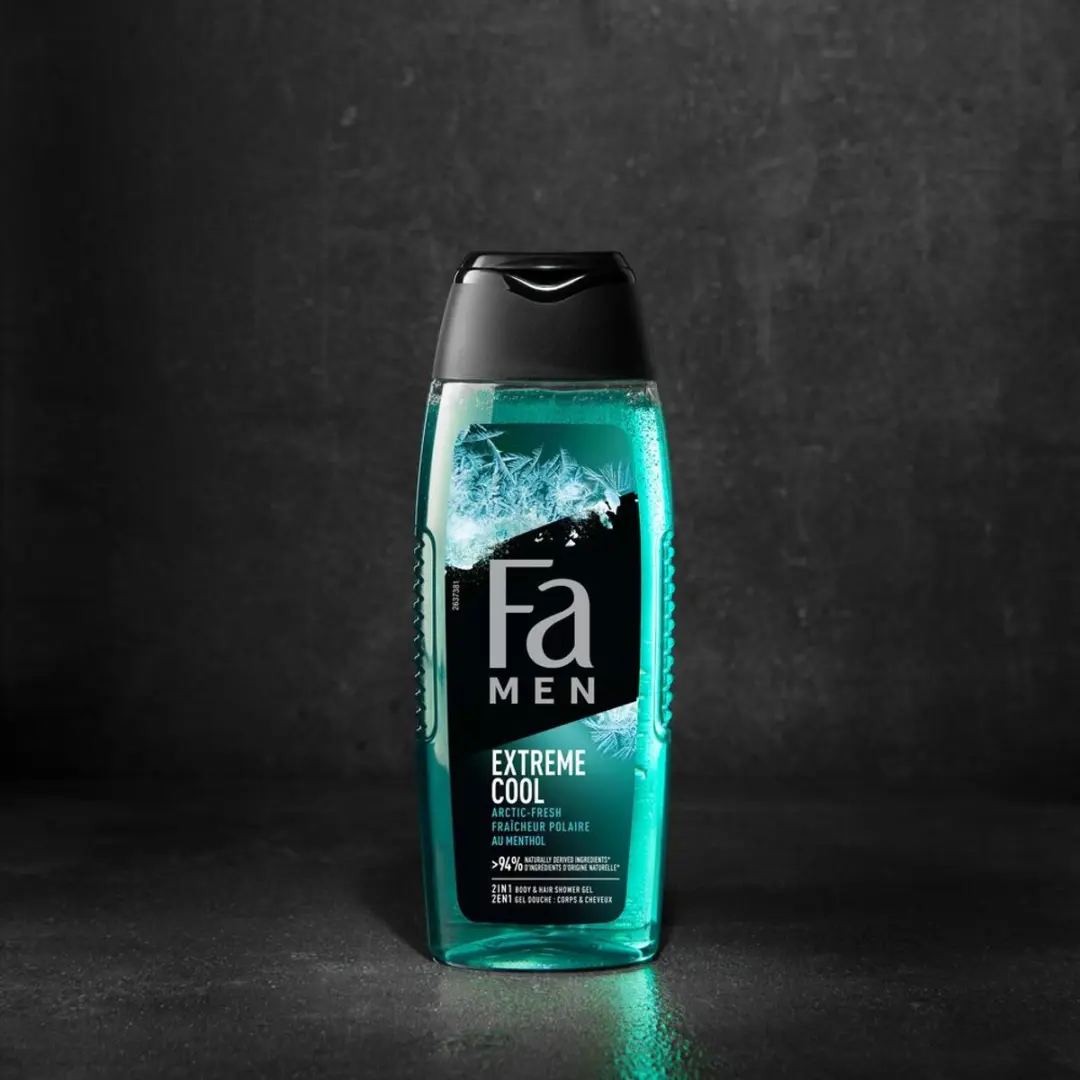 Fa Men Extreme Cool Douchegel & Shampoo 500ml - 2x250ml
