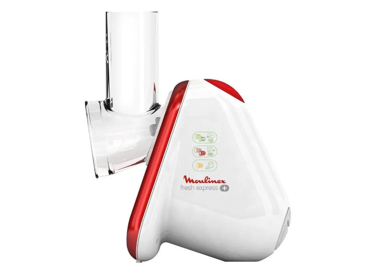 Moulinex Fresh Express+ Hakmolen - 150W - 5 Platen - Rood/Wit
