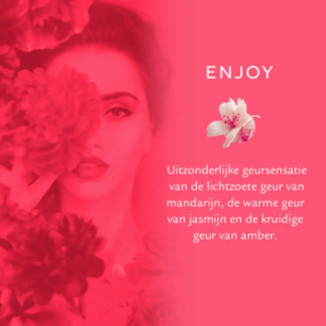Vogue Enjoy Parfum Deodorant Spray 150ml - 20 Stuks - Mandarijn/Jasmijn