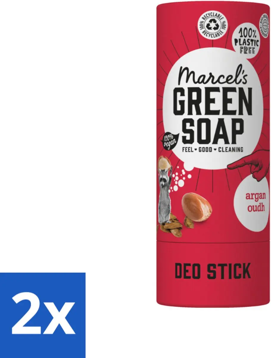 Marcel's Green Soap Deodorant Stick Argan & Oudh 80g
