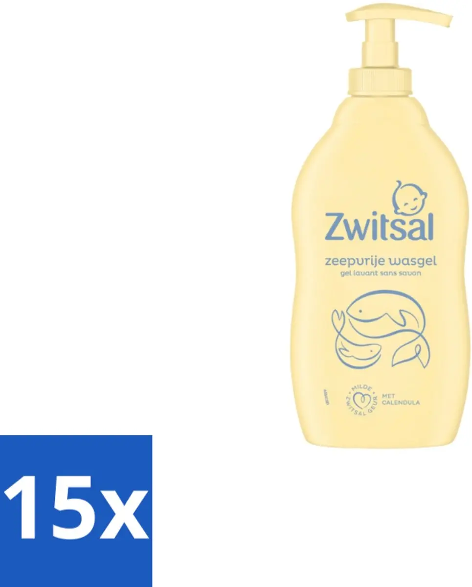 Zwitsal Zeepvrije Wasgel 400ml