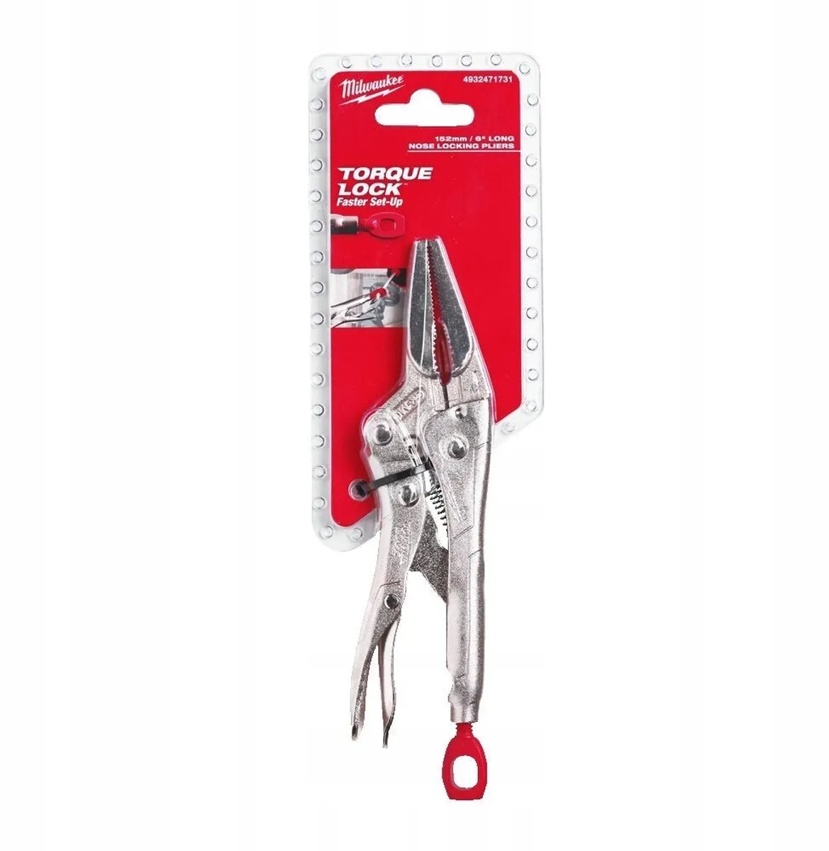 Milwaukee Torque Lock 150mm Griptang - 4932464572 - Rood/Zilver