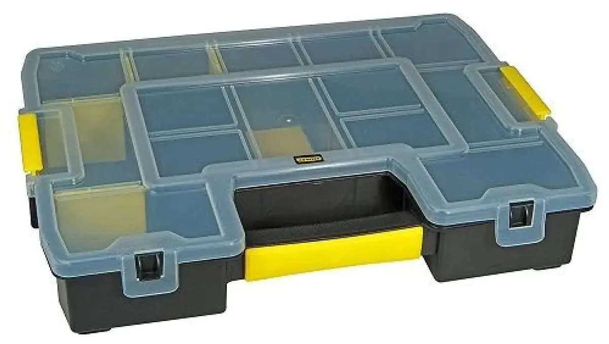 Stanley SortMaster Organizer Junior 1-97-483 - 7-delig - Zwart/Geel