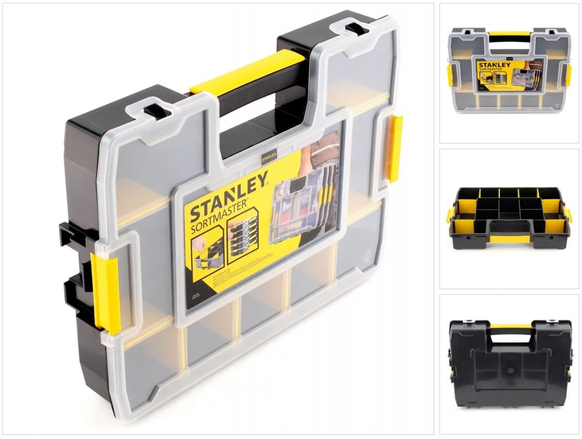 Stanley SortMaster Organizer Junior 1-97-483 - 7-delig - Zwart/Geel