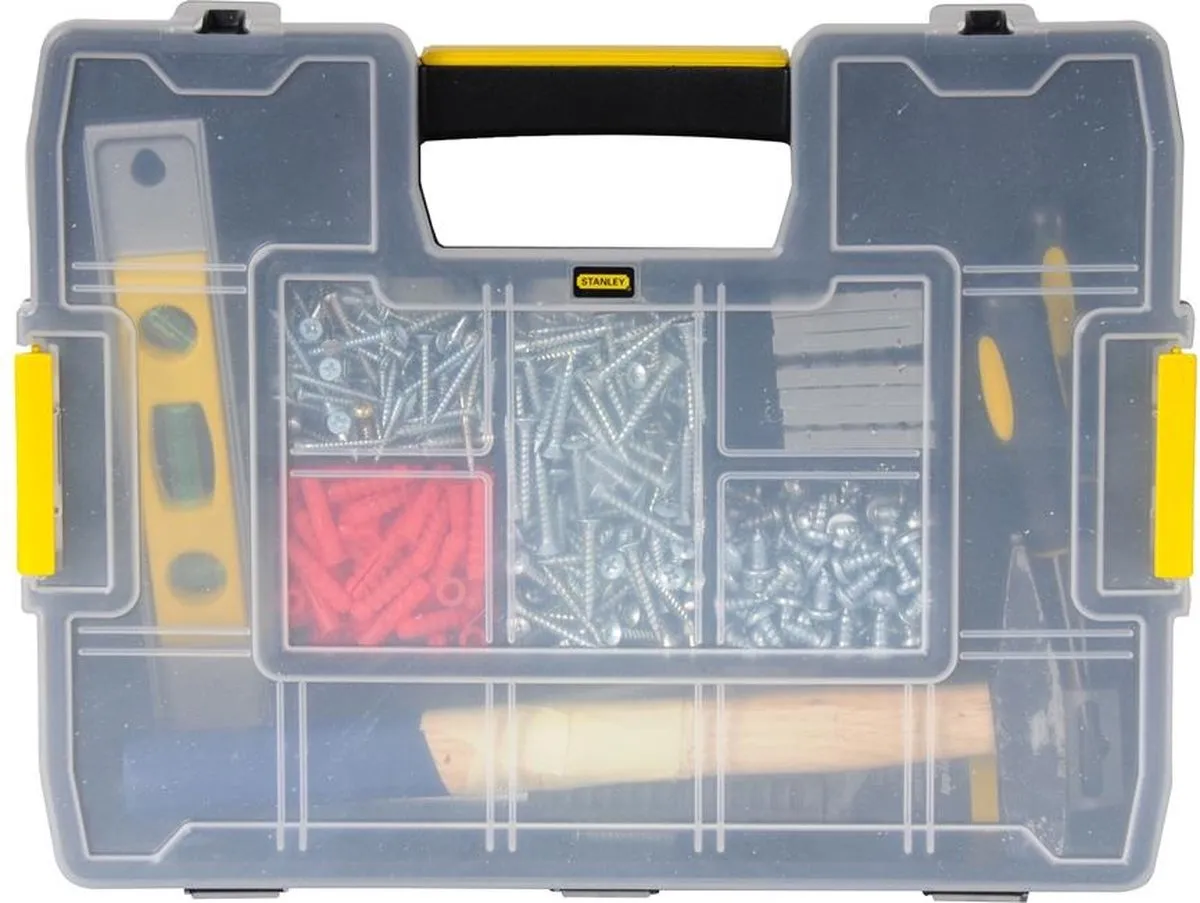 Stanley SortMaster Organizer Junior 1-97-483 - 7-delig - Zwart/Geel