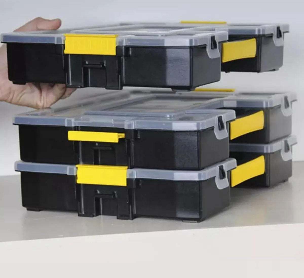 Stanley SortMaster Organizer Junior 1-97-483 - 7-delig - Zwart/Geel