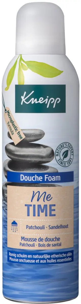 Kneipp Me-Time Douche Schuim Patchouli & Sandelhout 200ml - 12 Stuks
