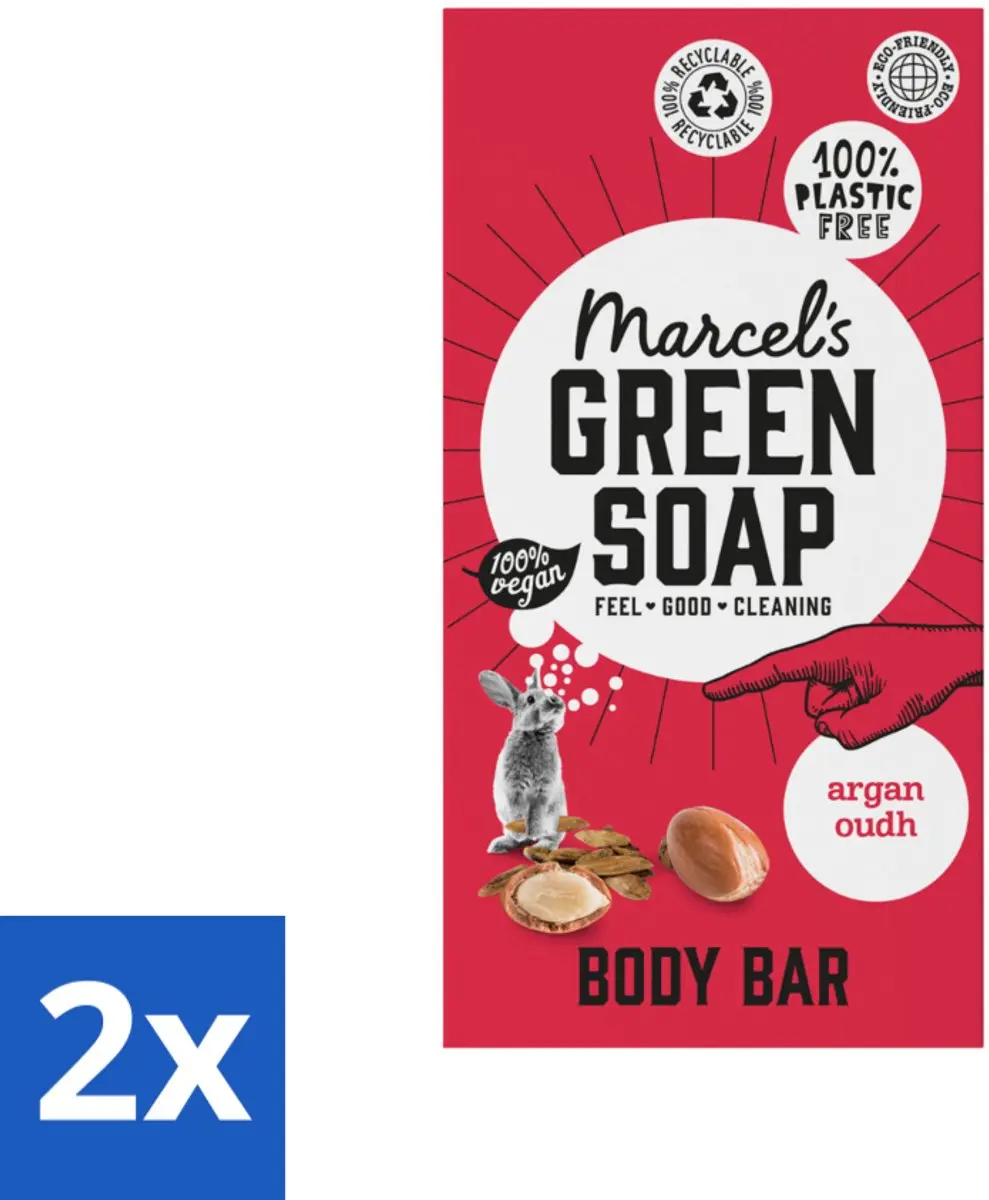 Marcel's Green Soap Body Bar Argan & Oudh