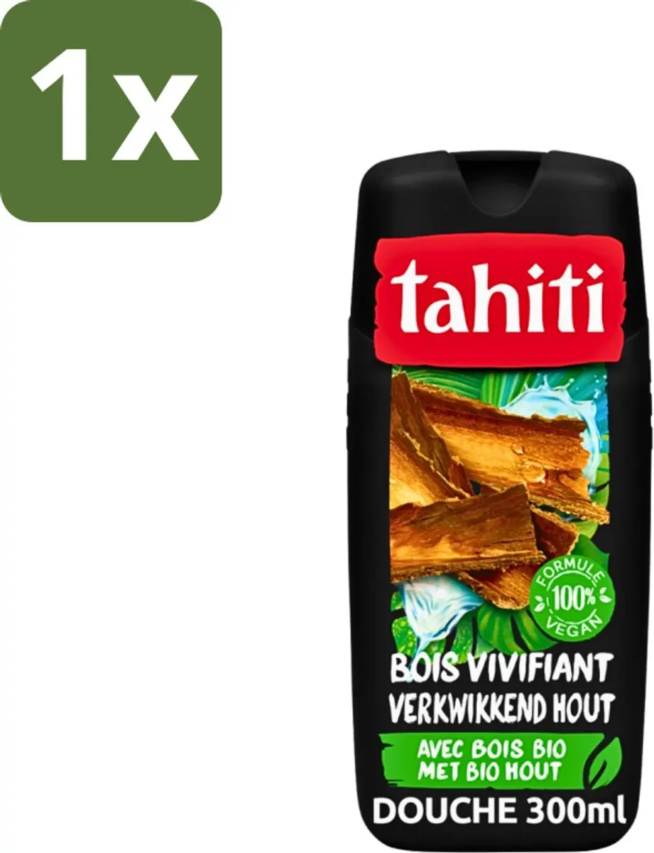 Tahiti Douchegel Verkwikkend Bio Hout 300ml