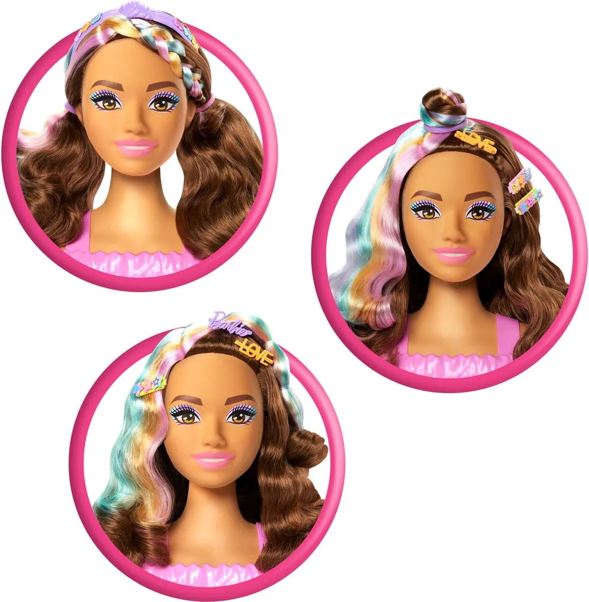 Barbie Styling Hoofd JFG82 - Meerkleurig