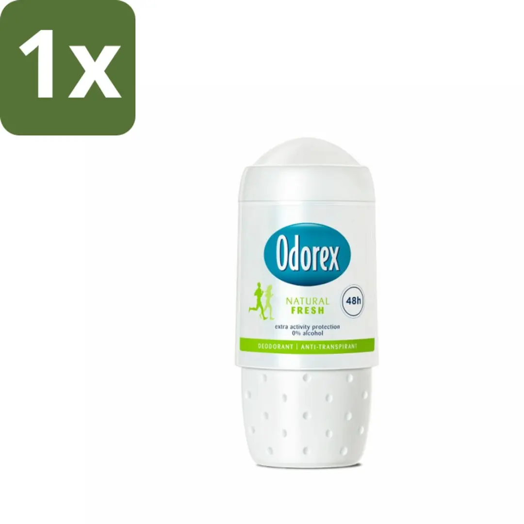 Odorex Natural Fresh Deodorant Roller 50ml