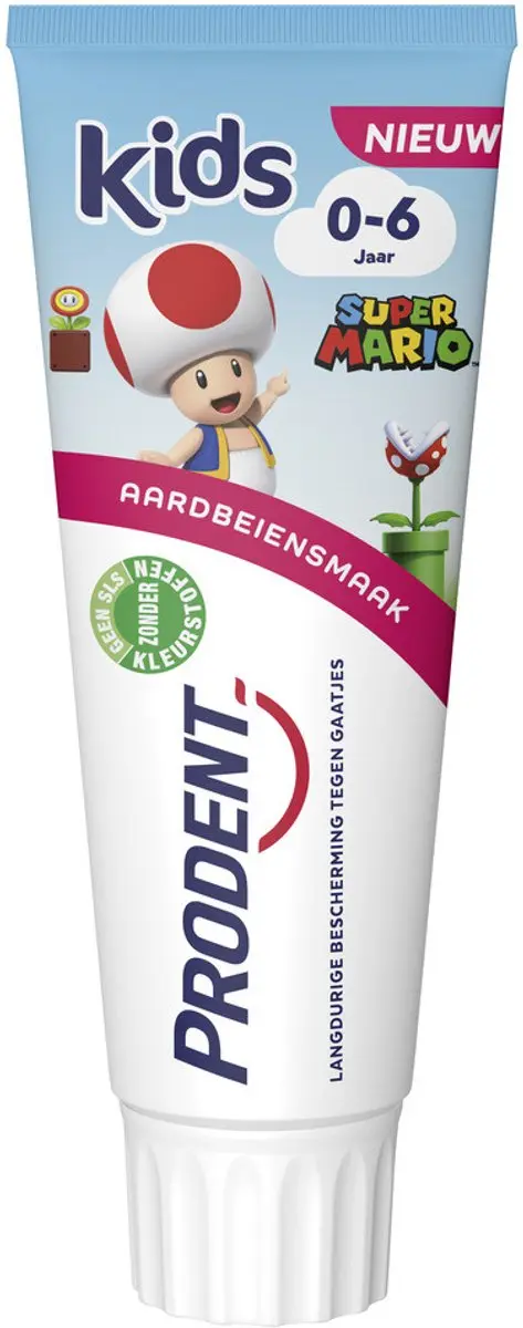 Prodent Super Mario Tandpasta 75ml - 0-6 jaar