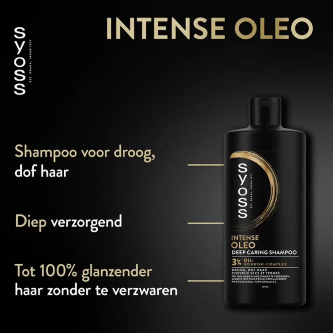 SYOSS Oleo Shampoo Langdurige Styling 440ml - 25 Stuks