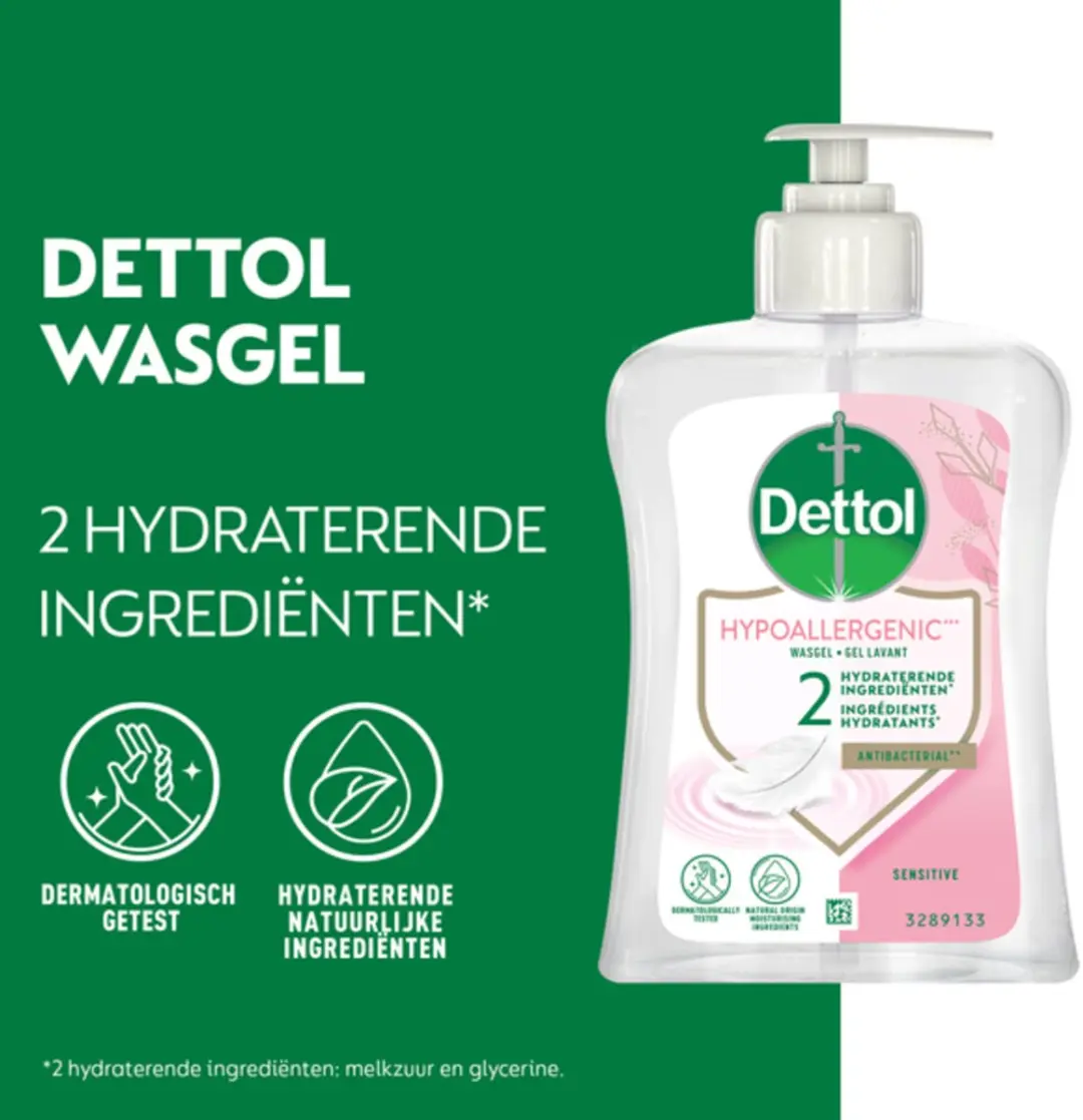 Dettol Handzeep Hypoallergeen 250ml